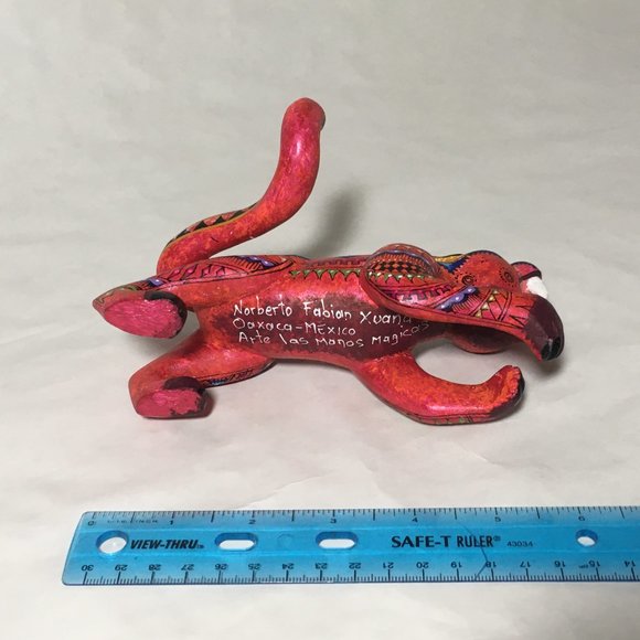 Puma Alebrije Wood Carving - Picture 10 of 16